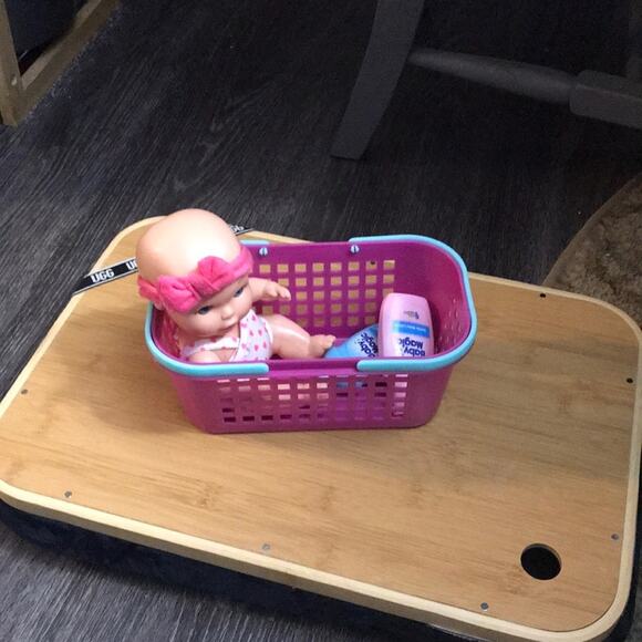 Baby Magic Bath Caddy with Doll Play Girlhoodcore Christmas Gifts Toys Birthday - Picture 6 of 11